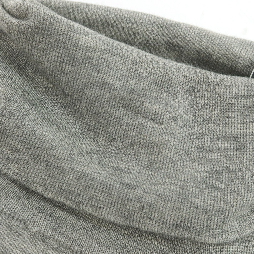 【中古】クルチアーニ CRUCIANI ハイゲージ カシミヤシルク タートルネック プルオーバーニット ライトグレー【 50 】【 状態ランクC 】【 メンズ 】