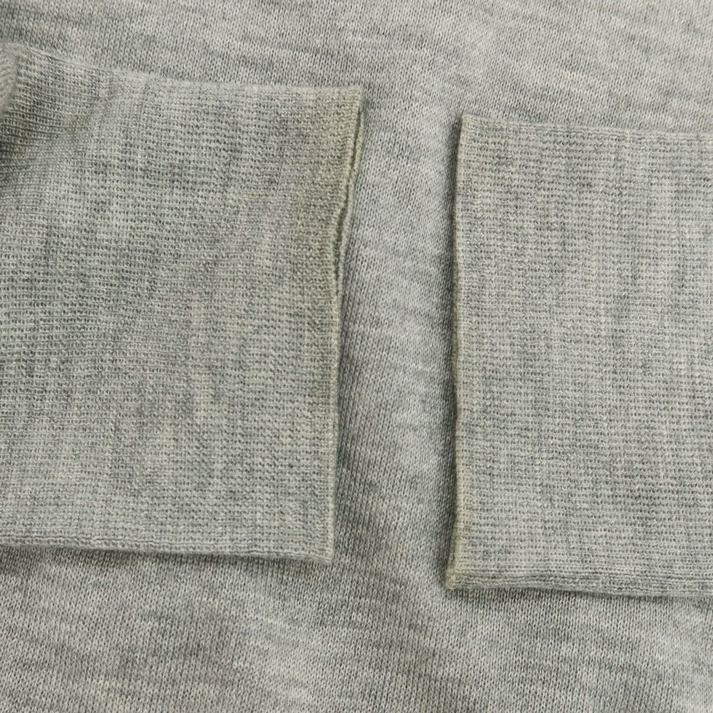 【中古】クルチアーニ CRUCIANI ハイゲージ カシミヤシルク タートルネック プルオーバーニット ライトグレー【 50 】【 状態ランクC 】【 メンズ 】