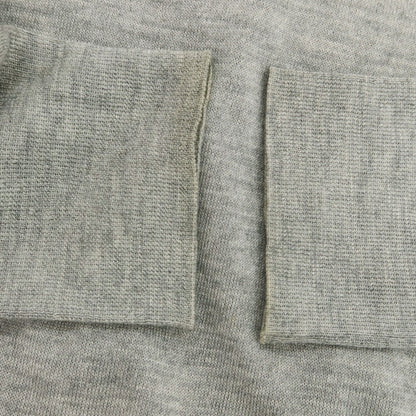 【中古】クルチアーニ CRUCIANI ハイゲージ カシミヤシルク タートルネック プルオーバーニット ライトグレー【 50 】【 状態ランクC 】【 メンズ 】