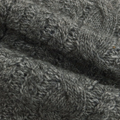 【中古】スリードッツ three dots ウールアクリルアルパカ タートルネック プルオーバーニット グレー【 L 】【 状態ランクB 】【 メンズ 】