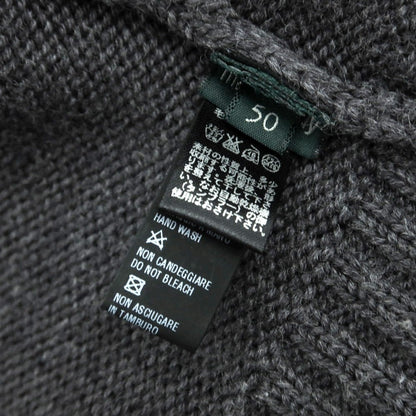 【中古】ザノーネ ZANONE ミドルゲージ ウール タートルネック プルオーバーニット グレー【 50 】【 状態ランクB 】【 メンズ 】