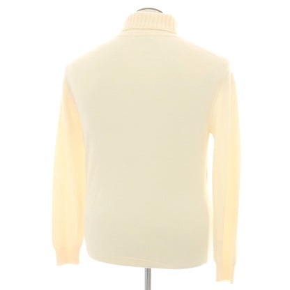 【中古】クルチアーニ CRUCIANI ハイゲージ ウール タートルネック プルオーバーニット アイボリー【 52 】【 状態ランクB 】【 メンズ 】