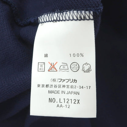 【中古】ラコステ LACOSTE 鹿の子 コットン 半袖ポロシャツ ネイビー【サイズ5】【 状態ランクC 】【 メンズ 】