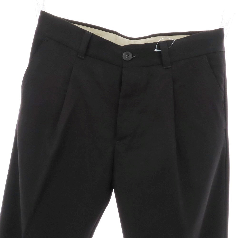 【中古】ピーティートリノ PT TORINO CINQUE SUPER100‘S ウール カジュアルスラックスパンツ ブラック【 32 】【 状態ランクB 】【 メンズ 】