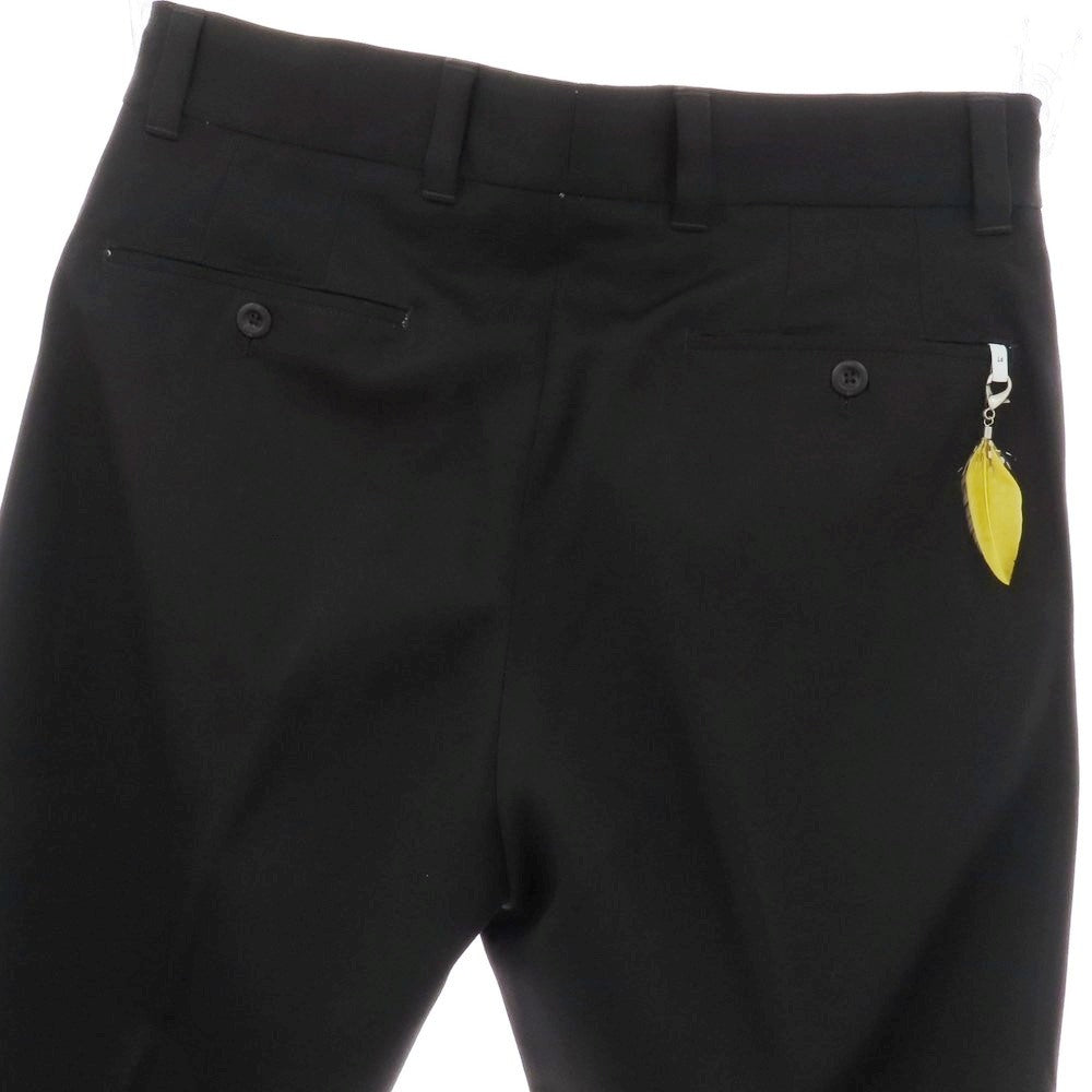 【中古】ピーティートリノ PT TORINO CINQUE SUPER100‘S ウール カジュアルスラックスパンツ ブラック【 32 】【 状態ランクB 】【 メンズ 】