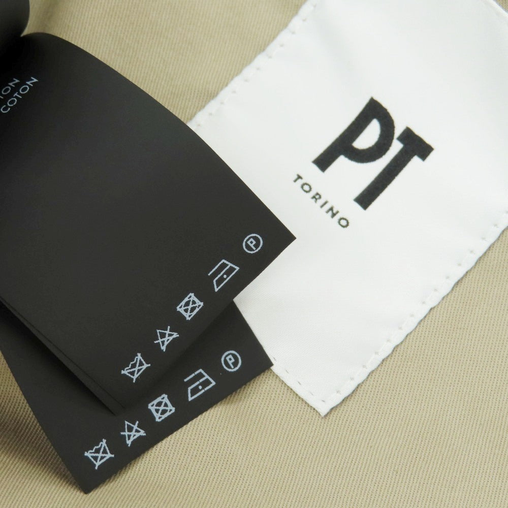 【中古】ピーティートリノ PT TORINO CINQUE SUPER100‘S ウール カジュアルスラックスパンツ ブラック【 32 】【 状態ランクB 】【 メンズ 】