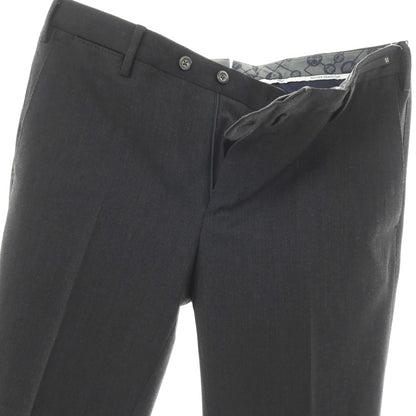 【中古】ピーティーゼロウーノ PT01 WINTER TRAVELLER ストレッチ ポリエステルウール ドレススラックスパンツ ダークグレー【サイズ50】【 状態ランクA 】【 メンズ 】