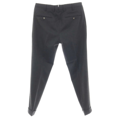 【中古】ピーティーゼロウーノ PT01 WINTER TRAVELLER ストレッチ ポリエステルウール ドレススラックスパンツ ダークグレー【サイズ50】【 状態ランクA 】【 メンズ 】