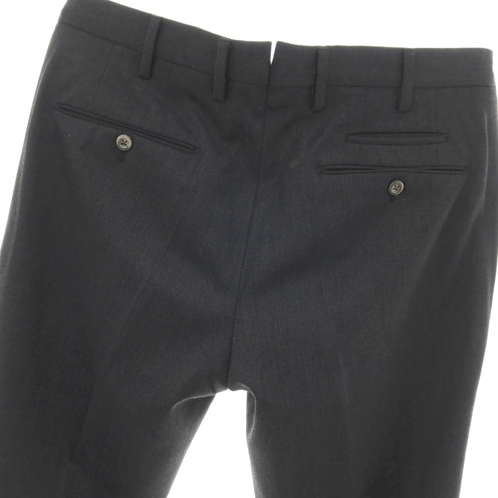 【中古】ピーティーゼロウーノ PT01 WINTER TRAVELLER ストレッチ ポリエステルウール ドレススラックスパンツ ダークグレー【サイズ50】【 状態ランクA 】【 メンズ 】