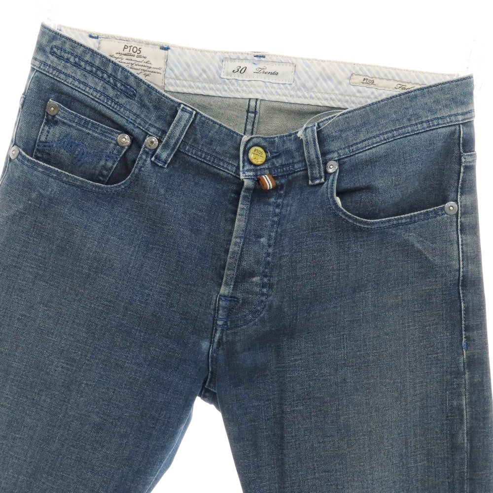 【中古】ピーティーゼロチンクエ PT05 Fade コットン系 デニムパンツ ネイビー【 サイズ30 】【 状態ランクC 】【 メンズ 】 [APD]