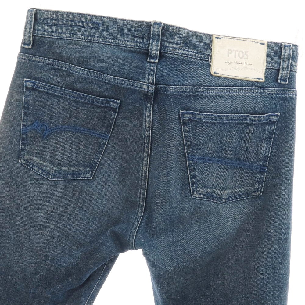 【中古】ピーティーゼロチンクエ PT05 Fade コットン系 デニムパンツ ネイビー【 30 】【 状態ランクC 】【 メンズ 】