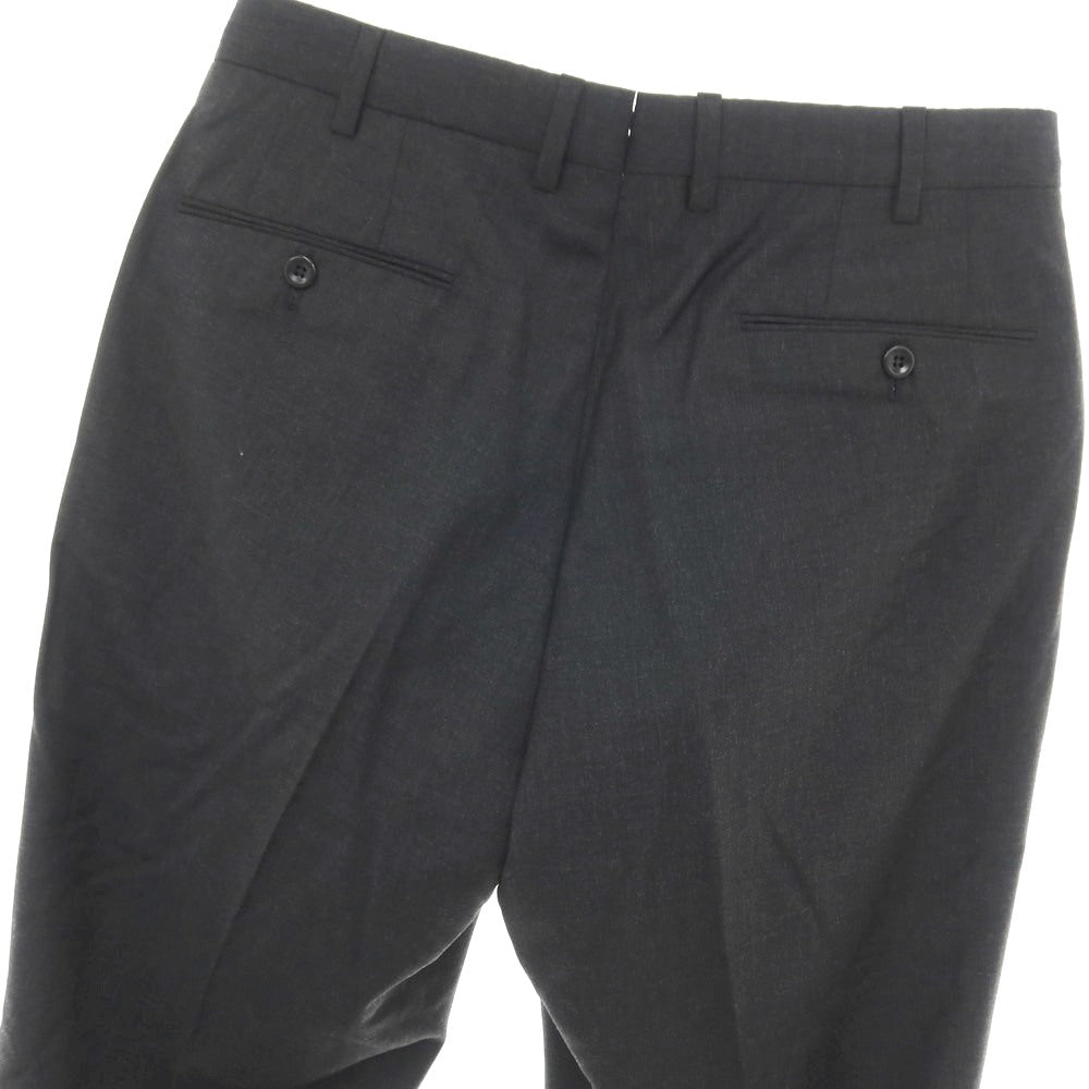 【中古】インコテックス INCOTEX ウール ドレススラックスパンツ チャコール【サイズ48】【 状態ランクB 】【 メンズ 】