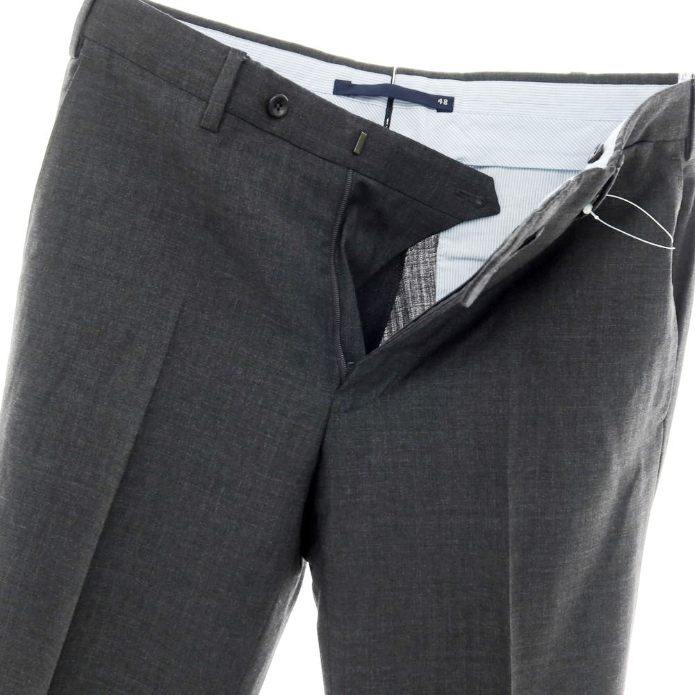 【中古】インコテックス INCOTEX ウール ドレススラックスパンツ チャコール【サイズ48】【 状態ランクB 】【 メンズ 】