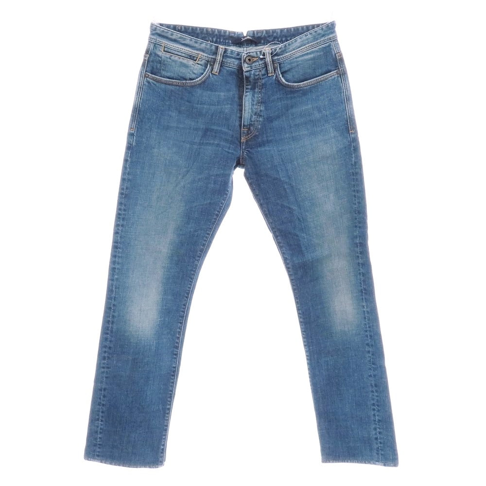 【中古】インコテックス INCOTEX ストレッチコットン ジーンズ デニムパンツ ブルー【 32 】【 状態ランクC 】【 メンズ 】