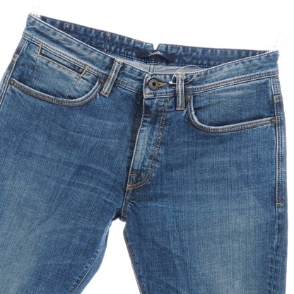 【中古】インコテックス INCOTEX ストレッチコットン ジーンズ デニムパンツ ブルー【 32 】【 状態ランクC 】【 メンズ 】