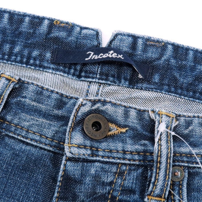 【中古】インコテックス INCOTEX ストレッチコットン ジーンズ デニムパンツ ブルー【 32 】【 状態ランクC 】【 メンズ 】