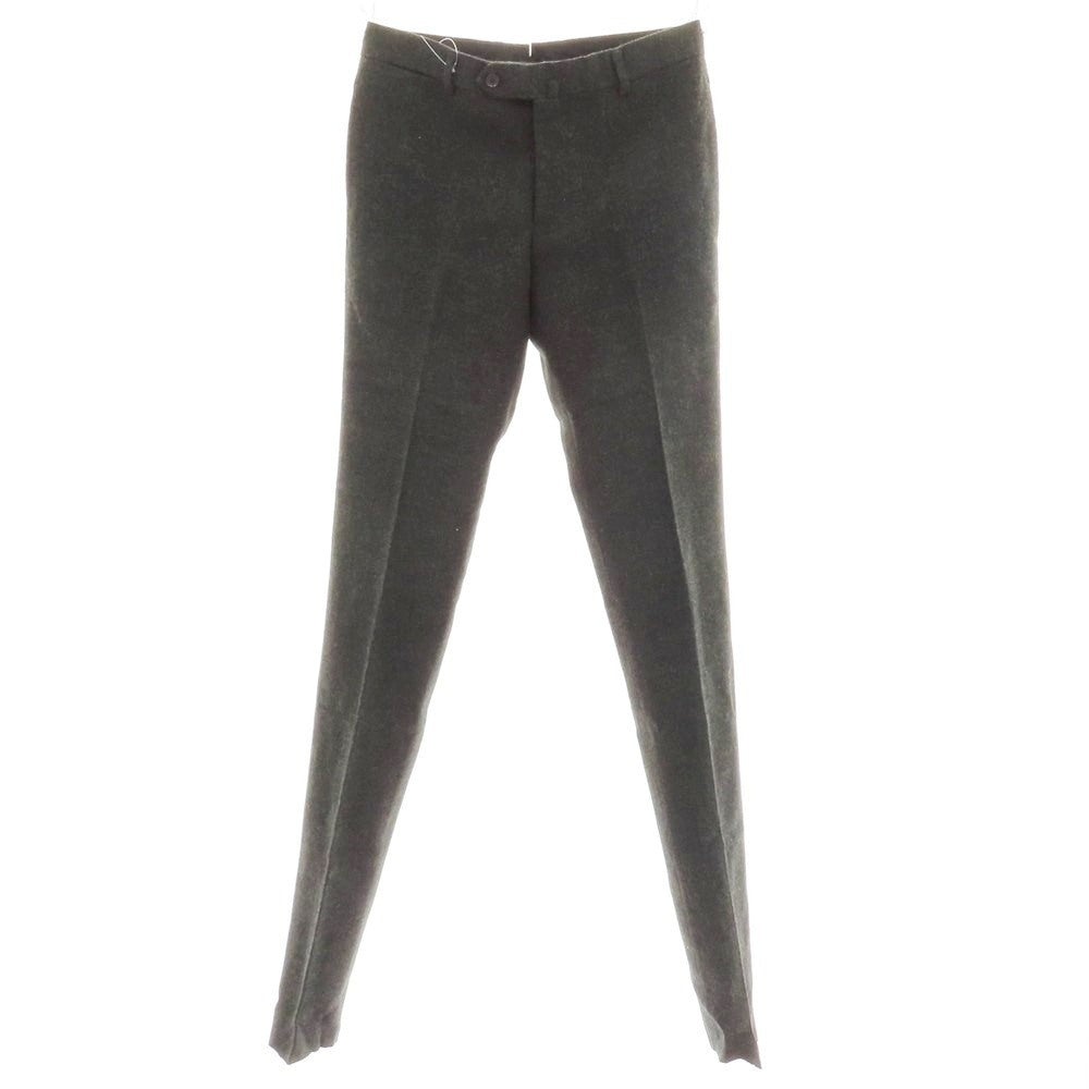 【中古】トゥモローランド TOMORROWLAND ウール ツイード カジュアルスラックスパンツ ダークグリーン【 46 】【 状態ランクA 】【 メンズ 】