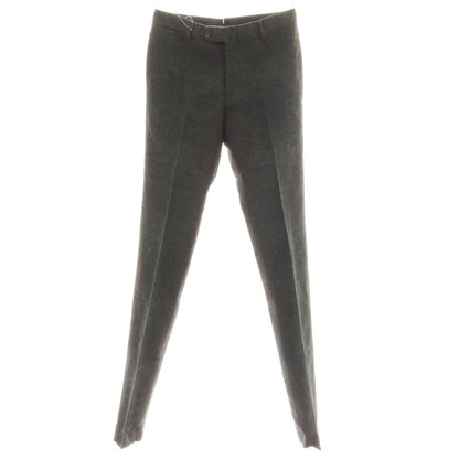 【中古】トゥモローランド TOMORROWLAND ウール ツイード カジュアルスラックスパンツ ダークグリーン【 46 】【 状態ランクA 】【 メンズ 】