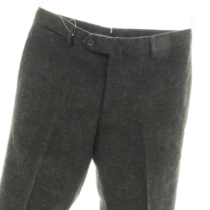 【中古】トゥモローランド TOMORROWLAND ウール ツイード カジュアルスラックスパンツ ダークグリーン【 46 】【 状態ランクA 】【 メンズ 】