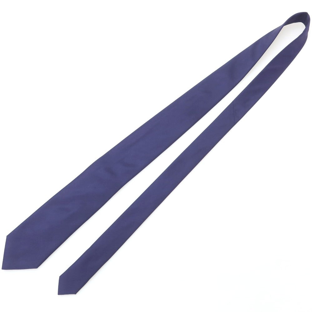 【中古】アトリエ エフアンドビー ATERIER F&amp;B シルク 無地ネクタイ パープル【 状態ランクB 】【 メンズ 】