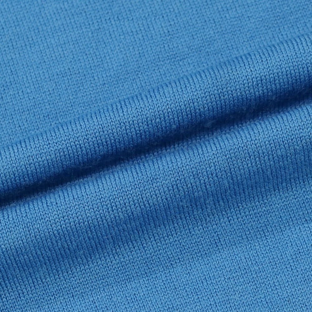 【中古】ジョンスメドレー JOHN SMEDLEY ハイゲージ ウール タートルネック プルオーバーニット ライトブルー【 M 】【 状態ランクC 】【 メンズ 】