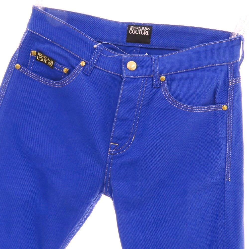 【中古】ヴェルサーチ ジーンズ Versace Jeans COUTURE ストレッチコットン 5ポケットパンツ ブルー【 26 】【 状態ランクB 】【 メンズ 】