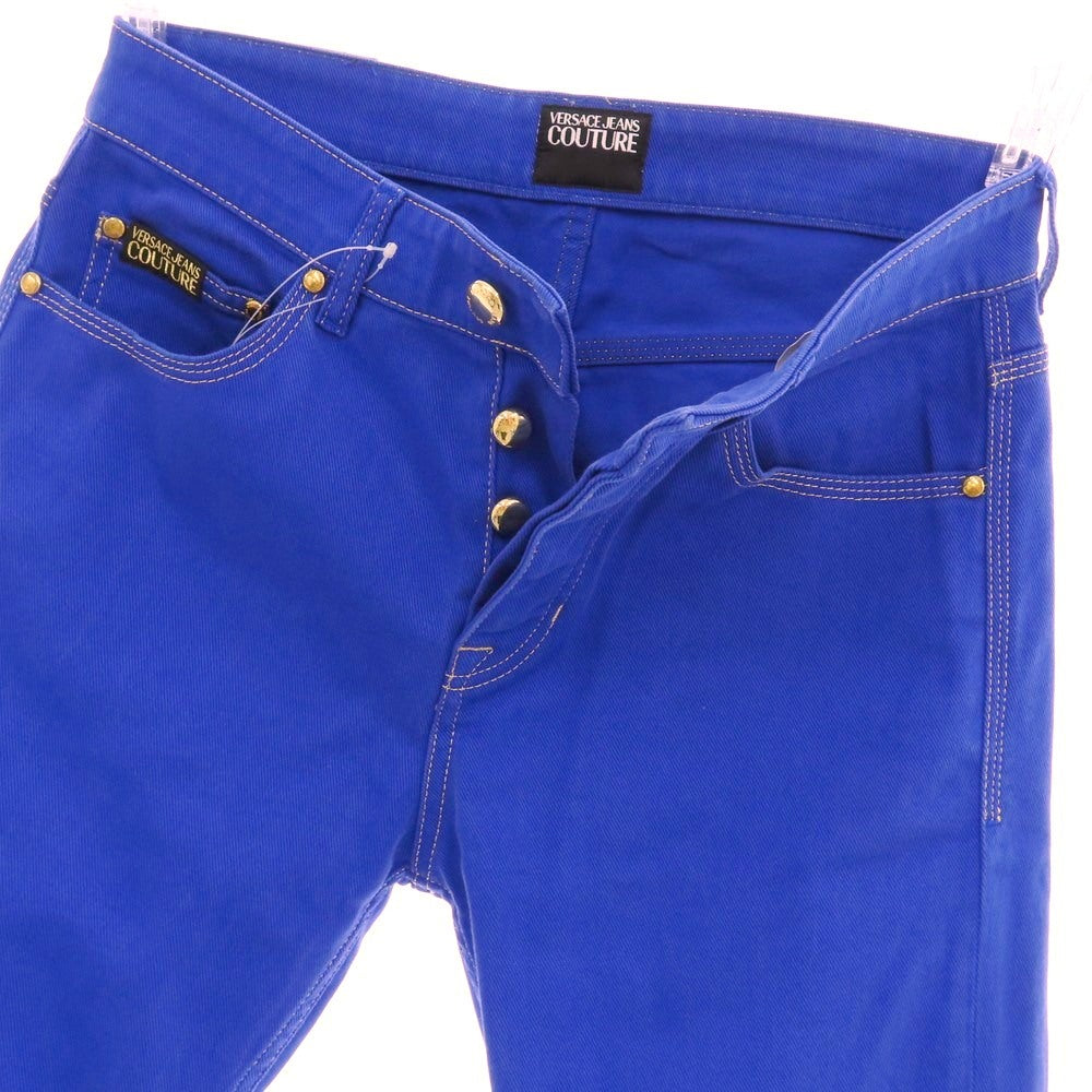 【中古】ヴェルサーチ ジーンズ Versace Jeans COUTURE ストレッチコットン 5ポケットパンツ ブルー【 26 】【 状態ランクB 】【 メンズ 】