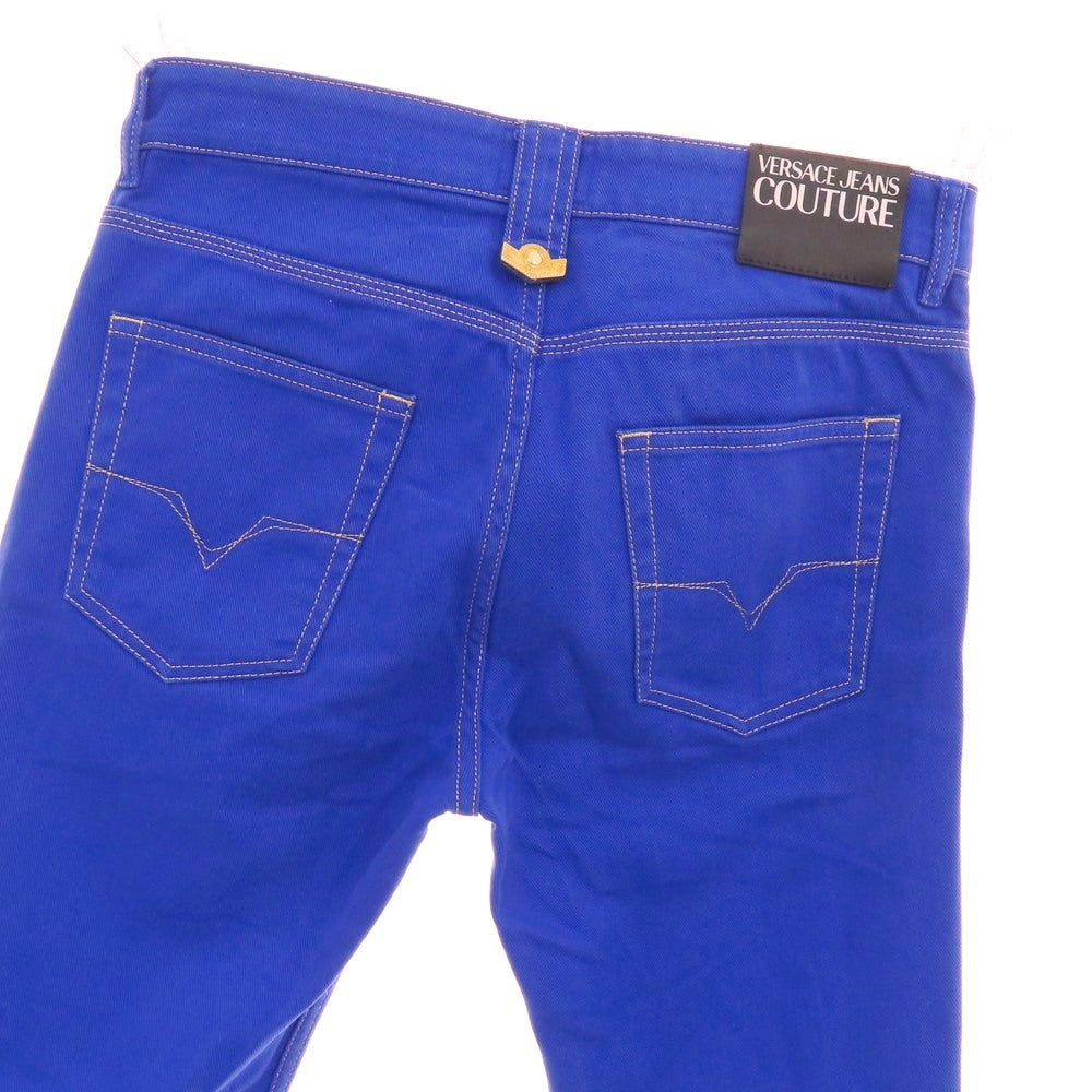 【中古】ヴェルサーチ ジーンズ Versace Jeans COUTURE ストレッチコットン 5ポケットパンツ ブルー【 26 】【 状態ランクB 】【 メンズ 】
