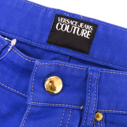 【中古】ヴェルサーチ ジーンズ Versace Jeans COUTURE ストレッチコットン 5ポケットパンツ ブルー【 26 】【 状態ランクB 】【 メンズ 】