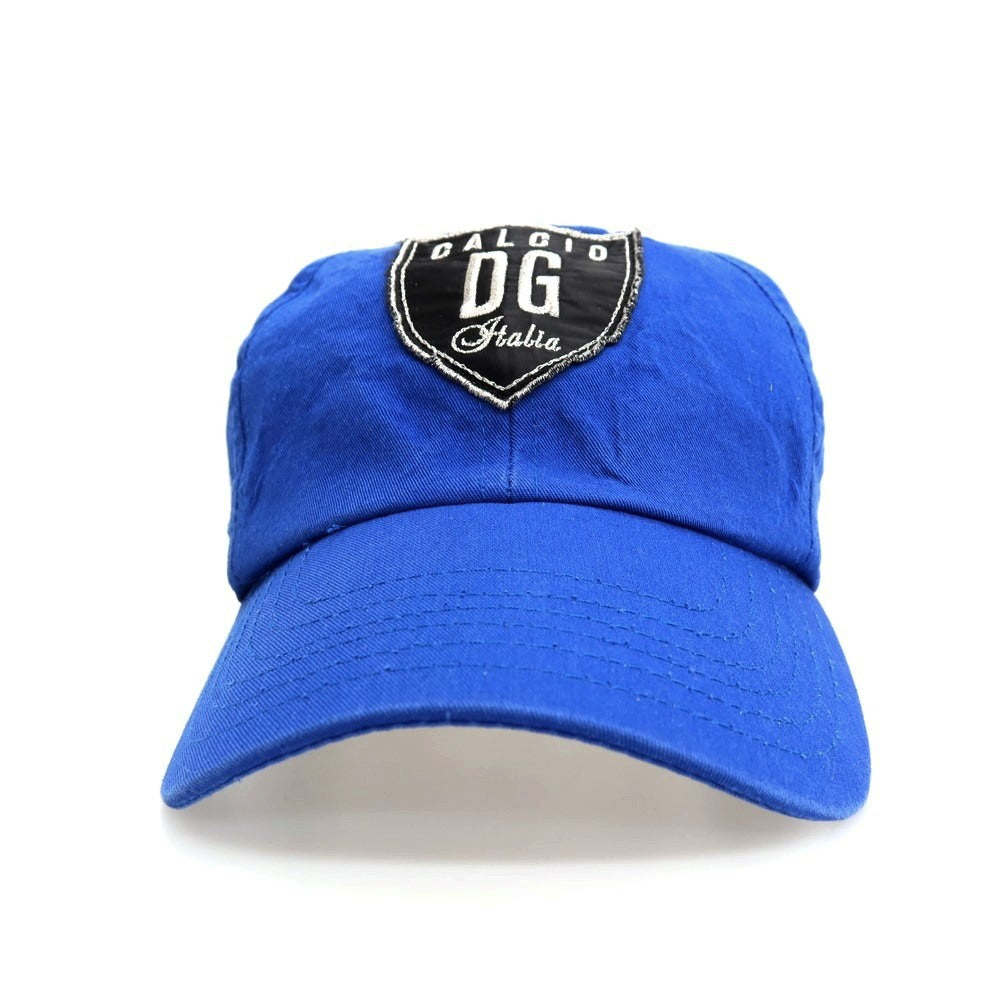 【SALE30%OFF/返品不可】【中古】ドルチェアンドガッバーナ DOLCE&amp;GABBANA CALCIO コットン キャップ 帽子 ブルー【 サイズ58 】【 状態ランクB 】【 メンズ 】