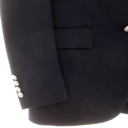 【中古】ポールスチュアート PAUL STUART ツイルウールポリエステル テーラードジャケット ダークネイビー【 46 】【 状態ランクB 】【 メンズ 】