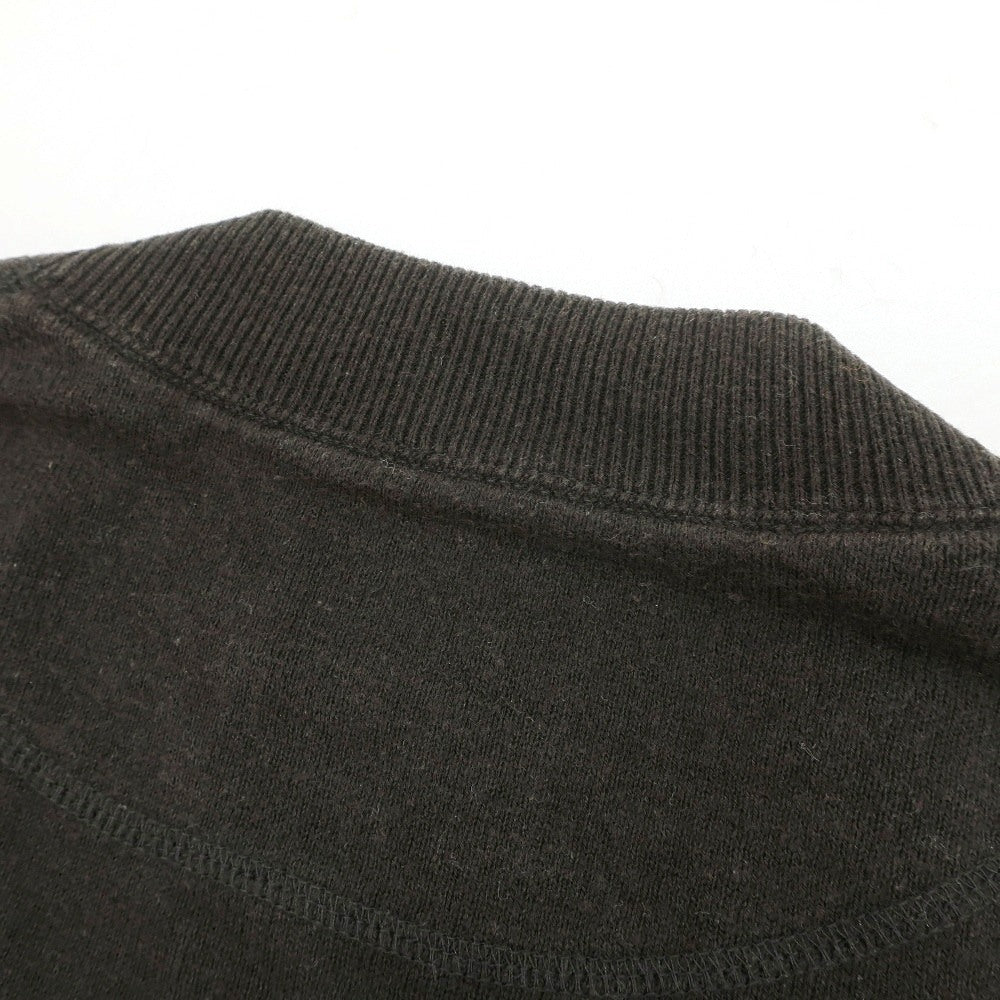 【中古】マーガレットハウエル MARGARET HOWELL コットンリネン ニット カーディガン ダークブラウン【サイズＬ】【 状態ランクC 】【 メンズ 】