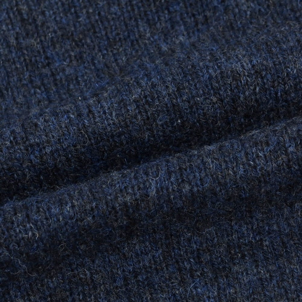 【中古】マーガレットハウエル MARGARET HOWELL ウール クルーネック プルオーバーニット ネイビー【 M 】【 状態ランクB 】【 メンズ 】