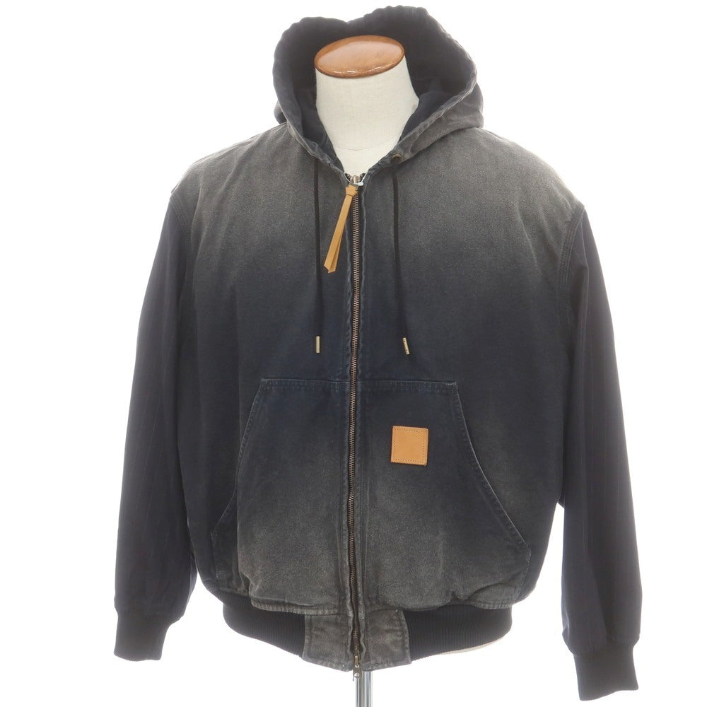 【中古】コッキ KOHKI ダブルジップ フーデッド ワークジャケット ブラックxネイビー【 2 】【 状態ランクB 】【 メンズ 】