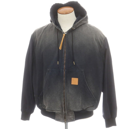 【中古】コッキ KOHKI ダブルジップ フーデッド ワークジャケット ブラックxネイビー【 2 】【 状態ランクB 】【 メンズ 】