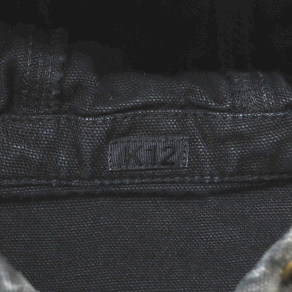 【中古】コッキ KOHKI ダブルジップ フーデッド ワークジャケット ブラックxネイビー【 2 】【 状態ランクB 】【 メンズ 】