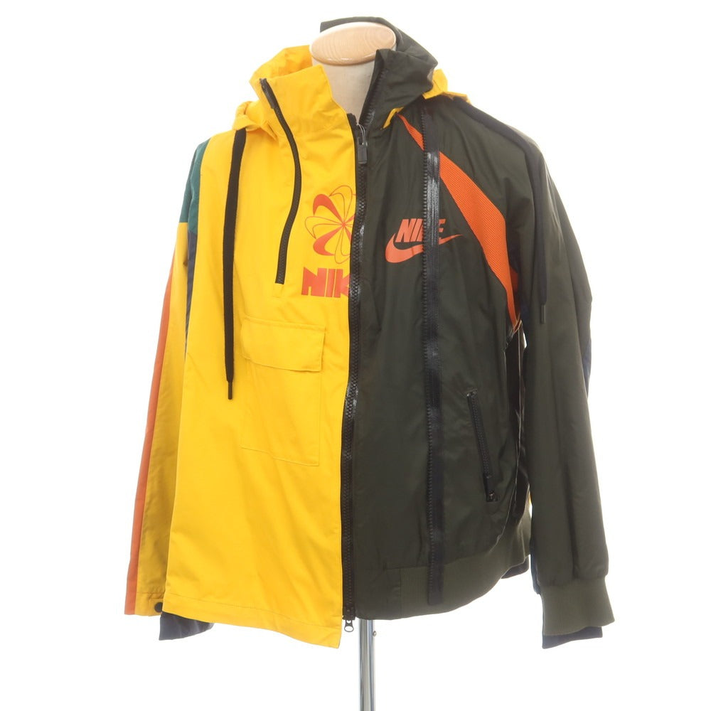 【中古】サカイ Sacai × NIKE ナイロン シェルジャケット マルチカラー【 S 】【 状態ランクA 】【 メンズ 】