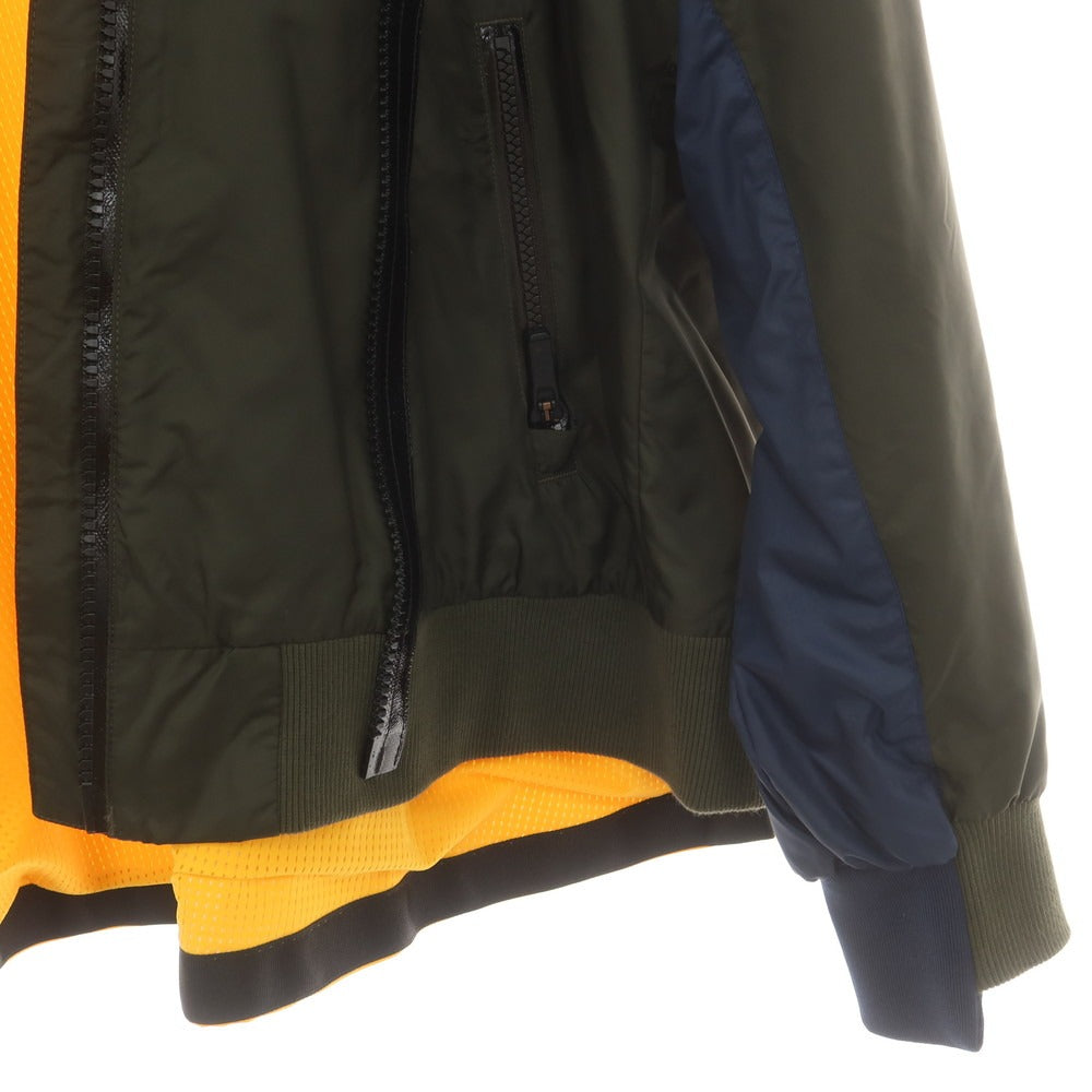 【中古】サカイ Sacai × NIKE ナイロン シェルジャケット マルチカラー【 S 】【 状態ランクA 】【 メンズ 】