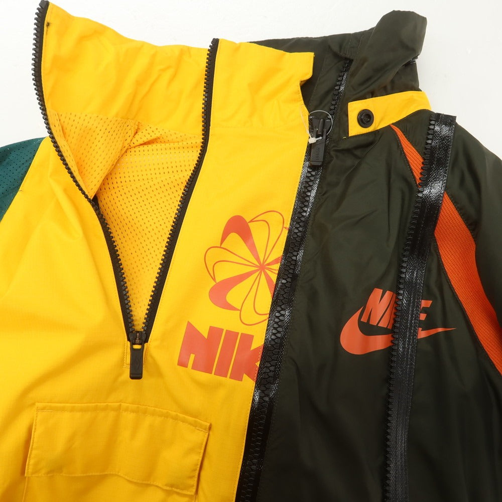 【中古】サカイ Sacai × NIKE ナイロン シェルジャケット マルチカラー【 S 】【 状態ランクA 】【 メンズ 】
