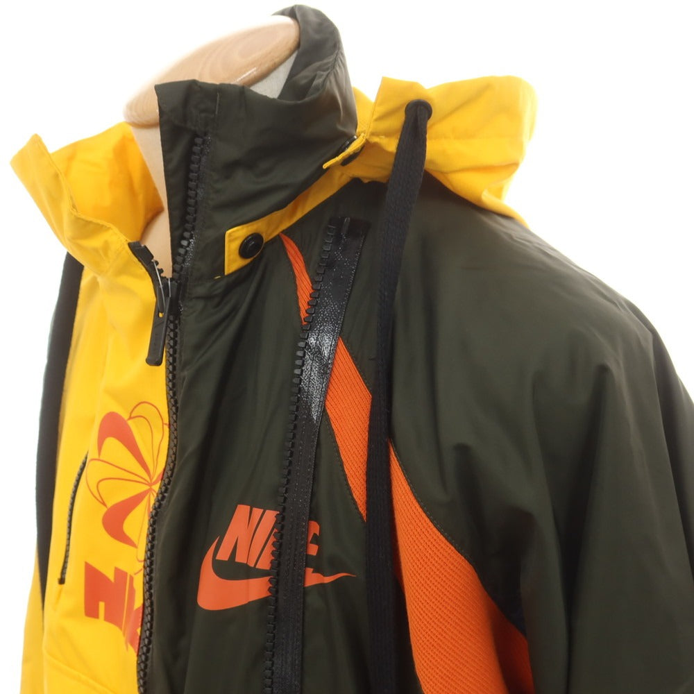 【中古】サカイ Sacai × NIKE ナイロン シェルジャケット マルチカラー【 S 】【 状態ランクA 】【 メンズ 】