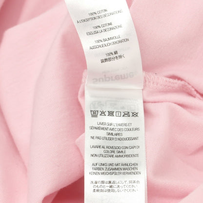 【中古】シュプリーム Supreme × Number (N)ine、Mickey Mouse 2025年秋冬 Raglan L/S Top 長袖Ｔシャツ ピンクxブラック【 XL 】【 状態ランクA 】【 メンズ 】