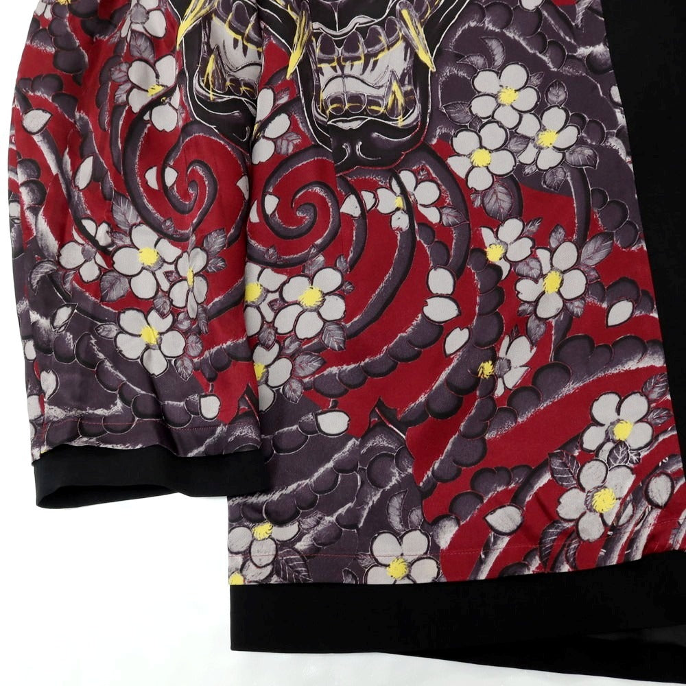 【中古】ワイルドサイド ヨウジヤマモト WILDSIDE YOHJI YAMAMOTO × 龍が如く トリアセテートレーヨン カジュアルジャケット ブラック系【サイズ2】【 状態ランクB 】【 メンズ 】