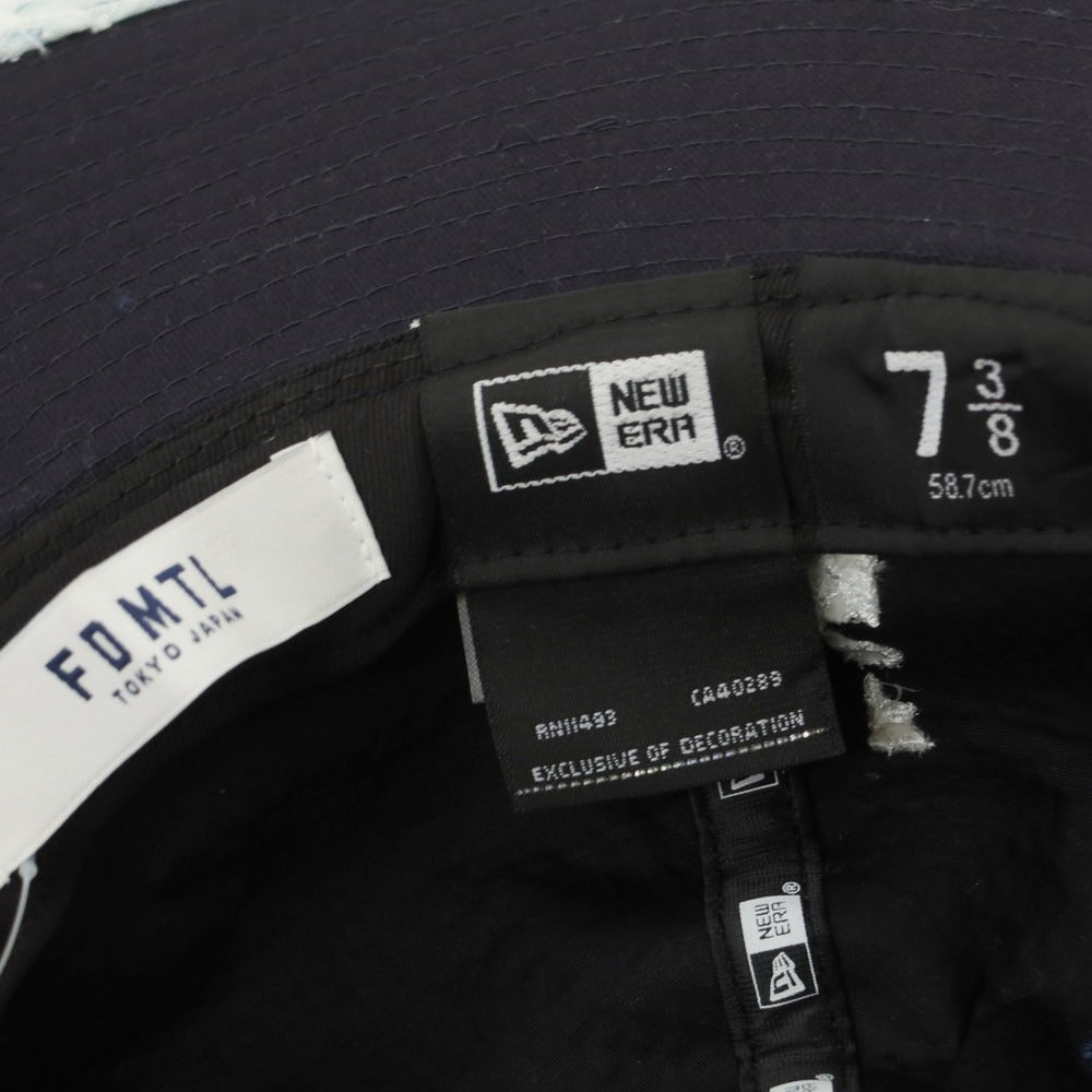 【中古】ファンダメンタル FDMTL × NEW ERA 2025年春夏 コットン ハット ブルー【 7 3/8 】【 状態ランクA 】【 メンズ 】