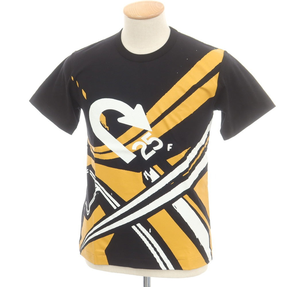 【中古】ブラックコムデギャルソン BLACK COMME des GARCONS コットン クルーネック 半袖Ｔシャツ ブラック【サイズS】【 状態ランクA 】【 ユニセックス 】[EPD]