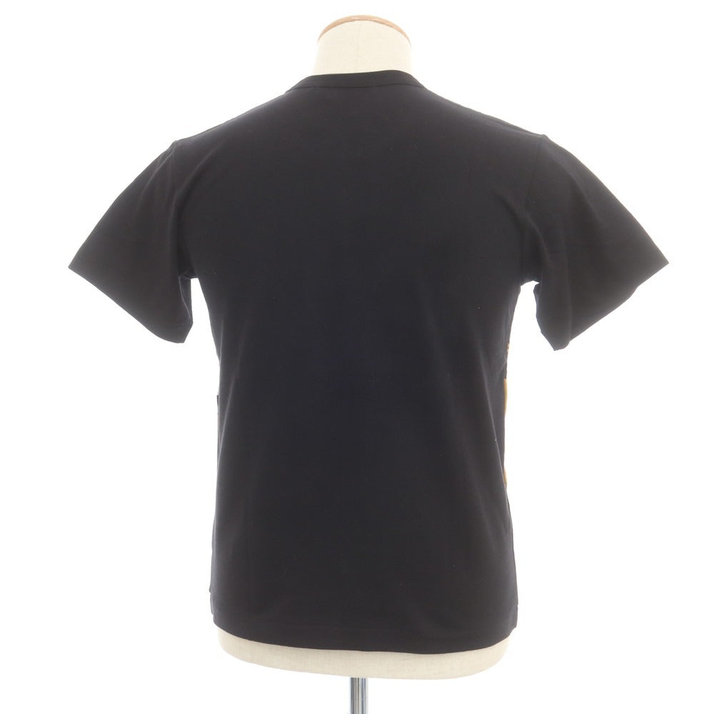 【中古】ブラックコムデギャルソン BLACK COMME des GARCONS コットン クルーネック 半袖Ｔシャツ ブラック【サイズS】【 状態ランクA 】【 ユニセックス 】[EPD]