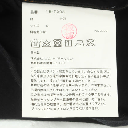 【中古】ブラックコムデギャルソン BLACK COMME des GARCONS コットン クルーネック 半袖Ｔシャツ ブラック【 S 】【 状態ランクA 】【 ユニセックス 】