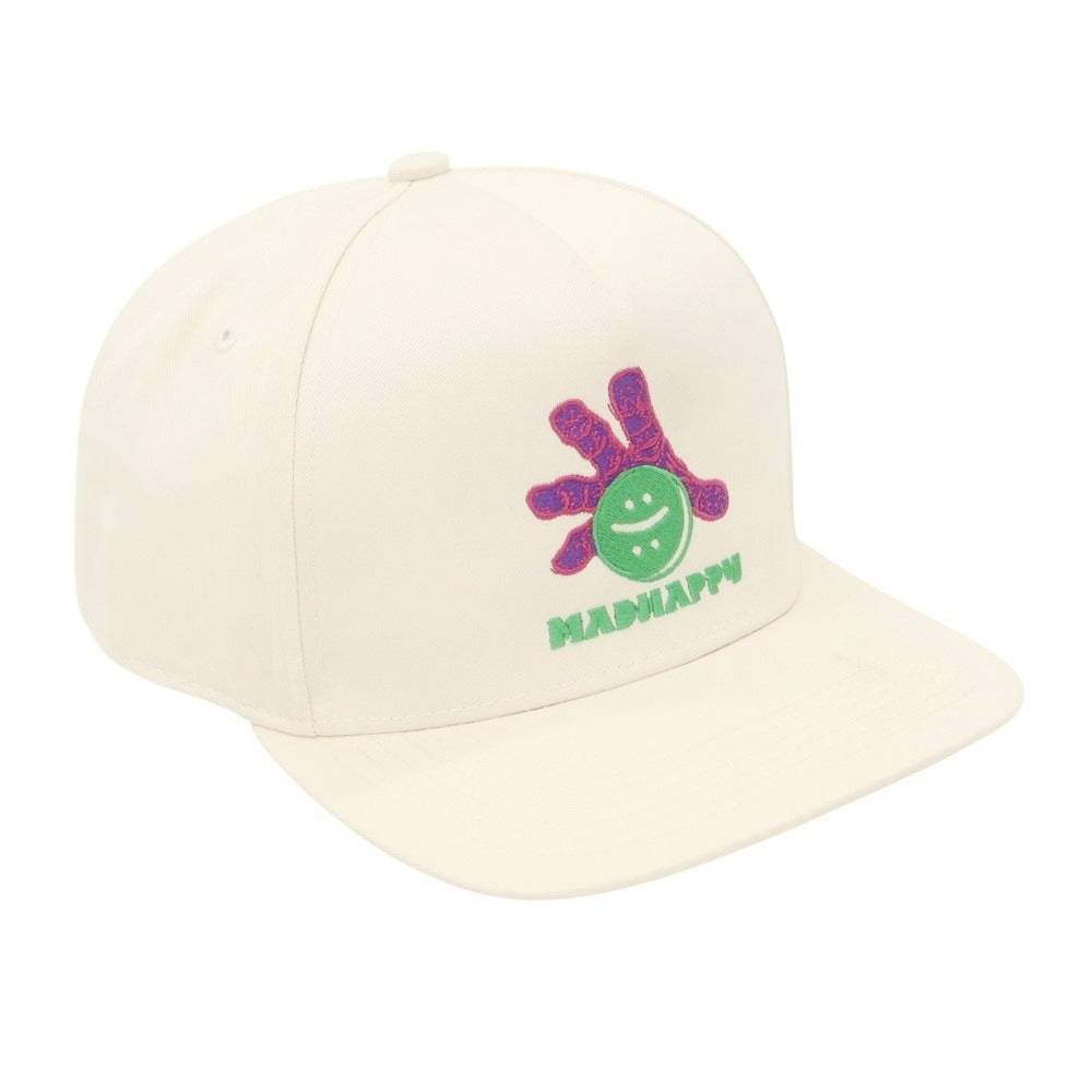 【中古】マッドハッピー Madhappy × DOVER STREET MARKET GINZA コットン キャップ オフホワイト【 状態ランクA 】【 メンズ 】[CPD]