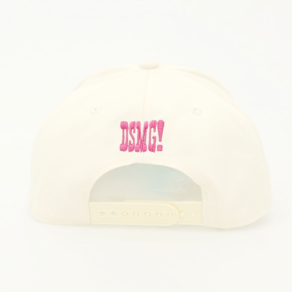 【中古】マッドハッピー Madhappy × DOVER STREET MARKET GINZA コットン キャップ オフホワイト【 状態ランクA 】【 メンズ 】