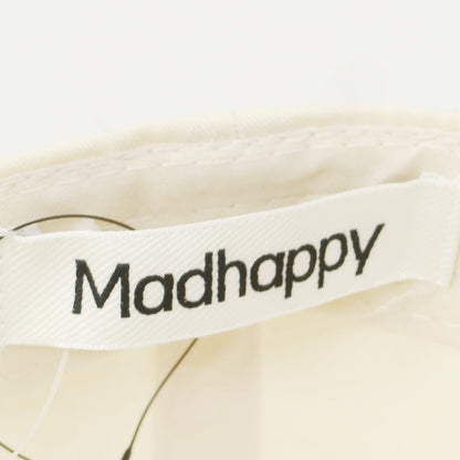 【中古】マッドハッピー Madhappy × DOVER STREET MARKET GINZA コットン キャップ オフホワイト【 状態ランクA 】【 メンズ 】
