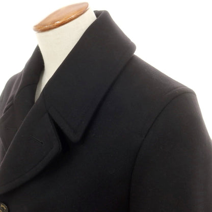 【中古】シーラップ Sealup GENOVA ウール ピーコート ブラック【 46 】【 状態ランクA 】【 メンズ 】